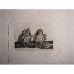 Annie Lee Ross Intaglio Print