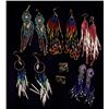 Image 1 : Set of six Indian made beaded earrings,