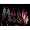 Image 3 : Set of six Indian made beaded earrings,