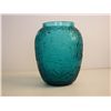 Image 2 : Lalique Vase, Turquoise Glass,