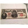 Image 1 : 1907 $5 "WOODCHOPPER" LEGAL TENDER