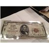 Image 1 : 1929 $5 NATIONAL CITY BANK OF NY NATIONAL CURRENCY