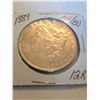 1889 MORGAN SILVER DOLLAR AU/BU