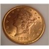 Image 1 : 1896 $20 GOLD LIBERTY MS-62