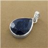 Image 1 : 5.935g Pandent of Sapphire Sterling Silver