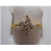 Image 1 : Ring of Diamond 0.13 Ctw in 1.52g 18kt Yellow Gold