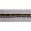 Image 1 : 31.830g Bracelet of Amethyst and Citrine Sterling Silver