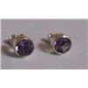 Image 1 : 1.760g Earring of Amethyst Sterling Silver
