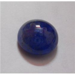 Natural Tanzanite Round Shape Cap Stone of Weight 19.20 Ctw