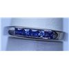 12.65 CTW TANZANITE RING .925 STERLING SILVER