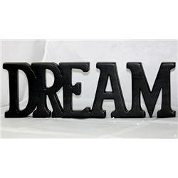 MAHOGANY WOOD LETTERS