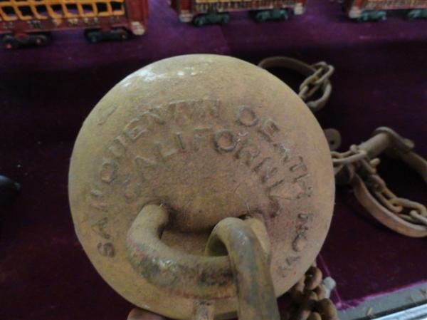 Vecchia Serratura San Quentin Death Row California Gate Con 2 Chiavi - Foto 3