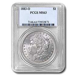 1883 Morgan Silver Dollar MS63 PCGS Certified - P1883