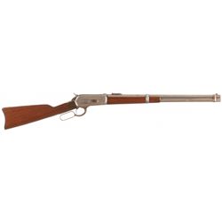 Winchester Model 1886 Lever Action Saddle Ring Carbine with Winchester Museum Letter