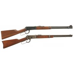 Collectors Lot of Two Winchester Lever Action Carbines