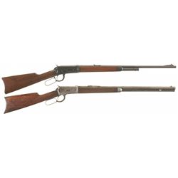 Two Winchester Lever Action Rifles