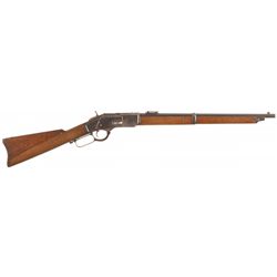 Frontier Modified Winchester Model 1873 Lever Action Carbine with Full Forearm and Saddle Ring Bar