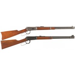 Collector's Lot of Two Winchester Model 94 Lever Action Carbines