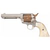 Image 1 : First Generation Colt Single Action Army Revolver with Carved Pearl Grips and Factory Letter
