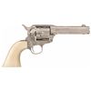 Image 2 : Engraved Colt Single Action Army Revolver with Horn Grips