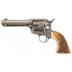 First Generation Colt Single Action Army Revolver with Stag Grips