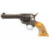Image 1 : First Generation Colt Single Action Revolver with Carved Eagle Grips