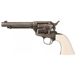 First Generation Colt Single Action Army Revolver with Ivory Grip