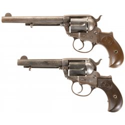 Two Colt Double Action Revolvers