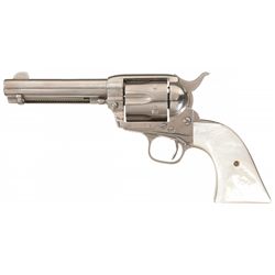 First Generation Colt Single Action Army Revolver with Pearl Grips
