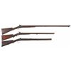Image 1 : Two Percussion Hammer Shotguns and One Rifle