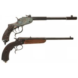 Two European Single Shot Pistols