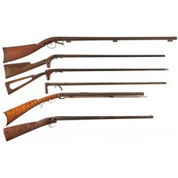 Six Percussion Long Guns