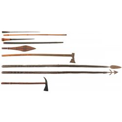 Grouping of Melee and Ceremonial Weapons