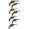 Image 1 : Seven Double Action Military Revolvers