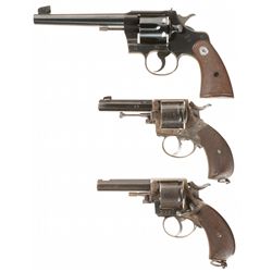 Three Double Action Revolvers