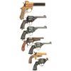 Image 1 : Two Flare Pistols and Five Double Action Revolvers