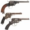 Image 1 : Three Antique European Revolvers