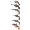 Image 2 : Five Double Action Revolvers and a Flare Pistol