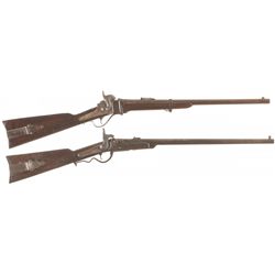 Two Civil War Era American Breech loading Carbines