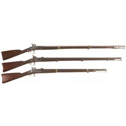 Three Percussion Long Guns