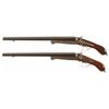 Image 2 : Two Husqvarna "Lupara" Pattern Double Barrel Shotguns
