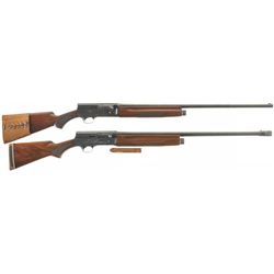 Two Remington Model 11 Semi-Automatic Shotguns