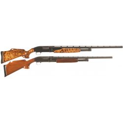 Two Custom Winchester Slide Action Shotguns