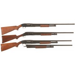 Three Winchester Slide Action Shotguns