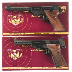 Collector's Lot of Two High Standard Semi-Automatic Pistols with Matching Boxes
