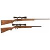 Image 1 : Two Scoped Ruger Rifles