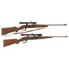 Image 1 : Two Scoped Savage Lever Action Rifles