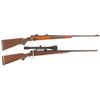 Image 1 : Two Pre-64 Winchester Model 70 Bolt Action Rifles