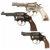 Image 1 : Three Smith & Wesson Double Action Revolvers