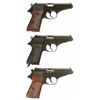 Image 2 : Three Walther/Manurhin Model PP Semi-Automatic Pistols